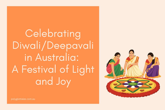 Celebrating Diwali or Deepavali in Australia with Children's Hindi books by Polyglot Tales