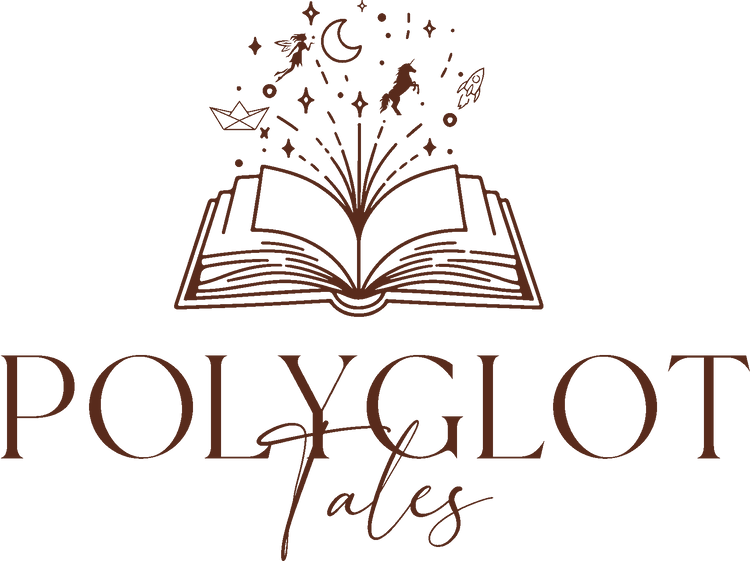 Polyglot Tales logo an online bilingual children's books store in Australia