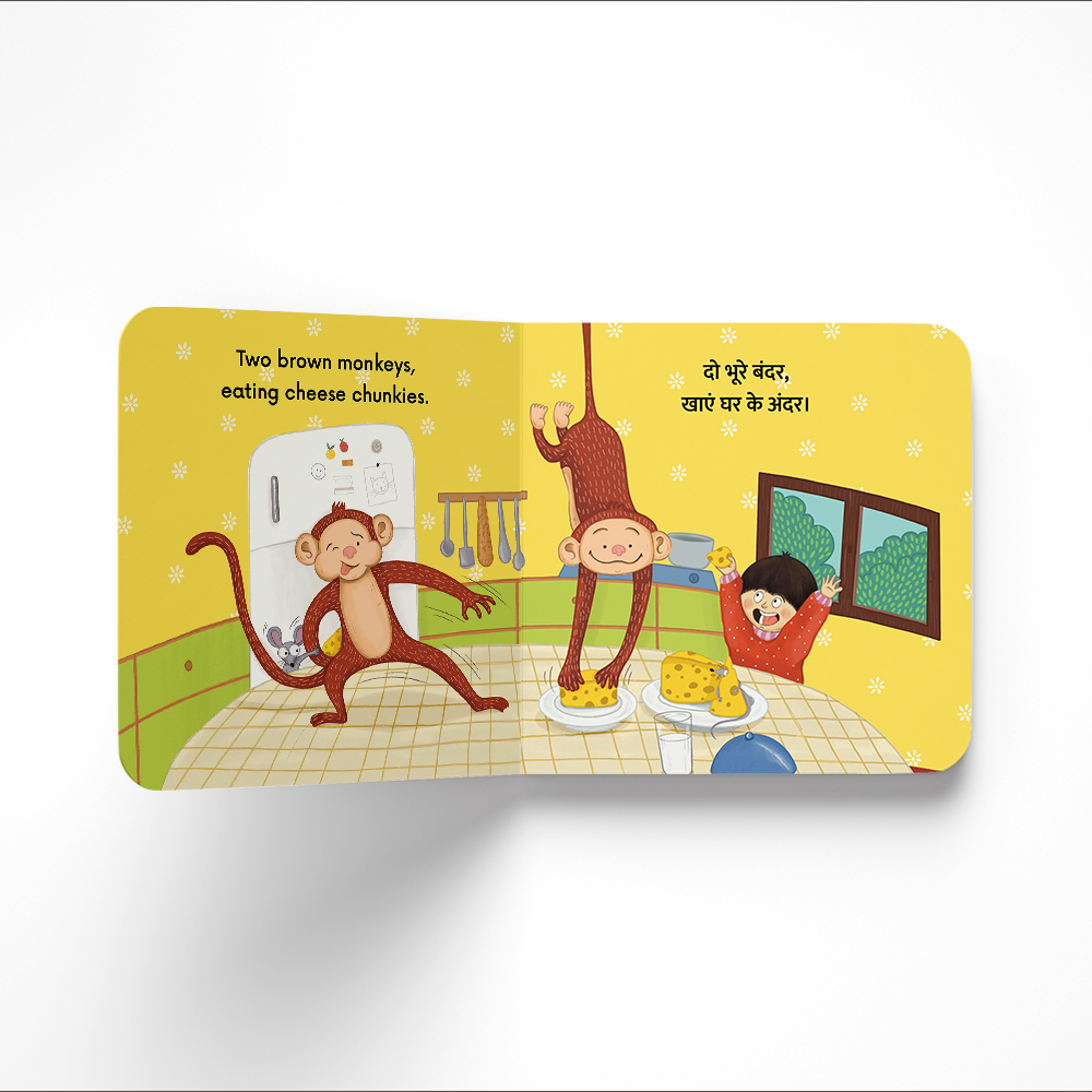 Hindi picture books for children and kids Australia, Polyglot Tales, Hindi boardbooks, Hindi kids, Hindi baby, Hindi language